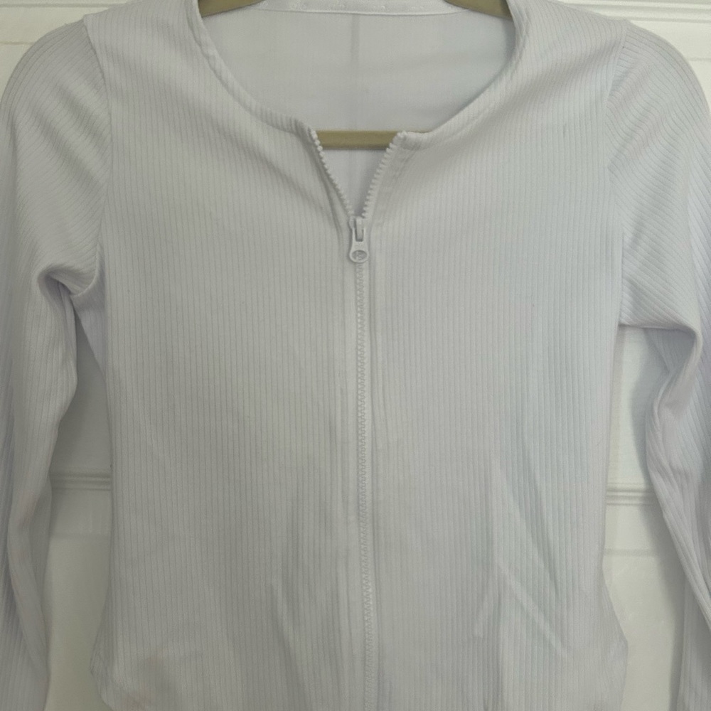 ALO Yoga Stardust White Long Sleeve Top - Picture 4 of 4